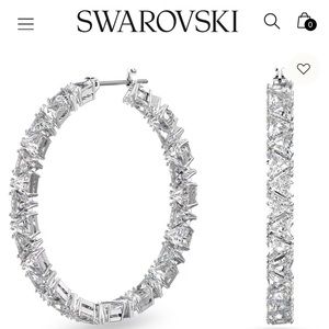 Swarovski Ortyx Hoop Earrings